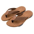 thumbnail image 3 of House Slippers Men Arch Support Summer Casual Outside Wear Beach Non Breathable Flip Flops Clip Toes Big Size Flat Bottom Men Shoes, 3 of 5