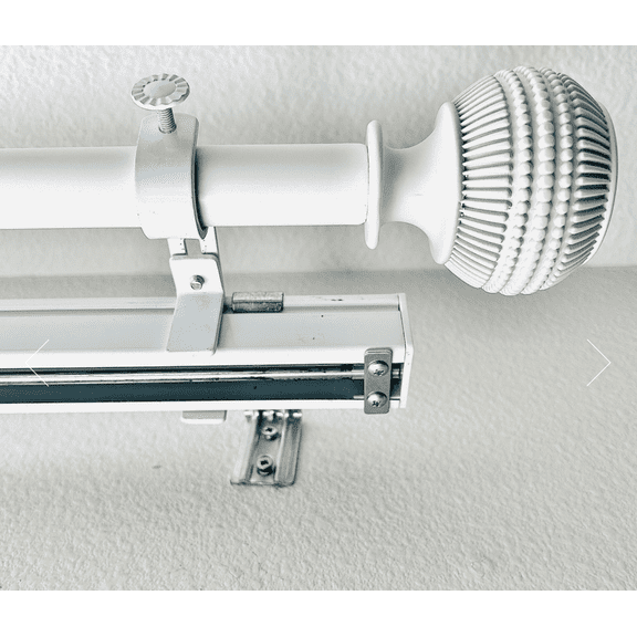 NoNo Bracket Outside Mounted Blinds Curtain Rod Holder, White