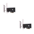 thumbnail image 2 of Seitruly Adaptador NGFF PCI-E a M.2 Tarjeta de expansión PCI-E x4 a M.2 Adaptador NGFF Tarjeta vertical Extensor SSD con deflector 4U /4U 2U Doble 4 HE + 2 HE 2piezas, 2 of 6