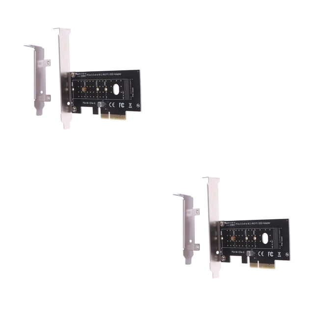 Tholdsy Miners PCI-E X4 a M.2 Tarjeta de expansión Accesorios de computadora PCIE a M.2 NGFF Adaptador Card SSD Extender 4 HE + 2 HE 2piezas