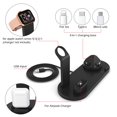 thumbnail image 4 of 3 In 1 Wireless Charging Station Portable Stand Multi Functions Ultra-thin Fast Charger Function USB Dock Station For   8/8 Plus/X/XS, 4 of 9