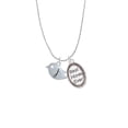 thumbnail image 2 of Delight Jewelry Silvertone Little Bird Initial - J - Best Mom Ever Charm Necklace, 2 of 4