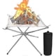thumbnail image 1 of Pit Outdoor Burning Campin, 16in Steel Mesh With Carry Bag, 1 of 4