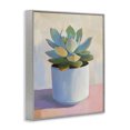 thumbnail image 2 of Stupell Industries Contemporary Succulent Plant in White Pot Gray Framed Giclee Art, 16 x 20, by The Prints Vibe, 2 of 8