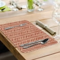 thumbnail image 7 of (4 pack) Conimar Chevron Spice, Reversible Individual Table Placemat, 17.13" x 11.25", Flexible Plastic, 7 of 7
