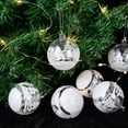thumbnail image 5 of 6 bolas de nieve transparentes de 6 cm para Navidad, colgantes para decoración de árboles de Navidad, adornos colgantes transparentes para Navidad, 5 of 5