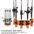 thumbnail image 3 of KastKing V10 Wall Rod Rack w/ Line Spooling Station, Holds 10 Combos, 3 of 10