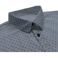 thumbnail image 4 of Chemise Décontractée à Manches Courtes pour Hommes Chemises Habillées en Coton Imprimé, 4 of 6
