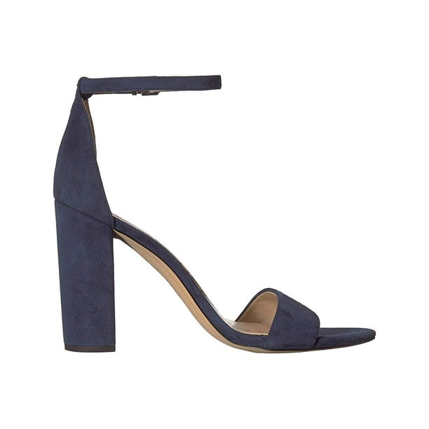 suede ankle strap heel