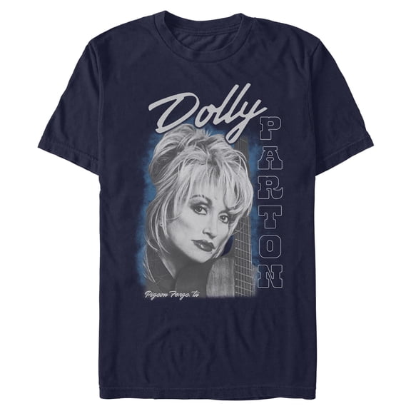 Mens Dolly Parton Guitar Portrait T Shirt