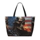 thumbnail image 2 of Easygdp Cyberpunk Skull American Flag Bolsa de Viaje de Playa de Gran Capacidad, Bolsa Tote Perfecta para la Playa, Escapadas de Fin de Semana y Viajes, 2 of 7