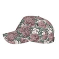 thumbnail image 5 of Naloa Original Classic Low Profile Hat Men Women Baseball Cap Dad Hat Adjustable Unconstructed Rose Flowers Print Cap, 5 of 9