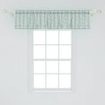 thumbnail image 2 of Ambesonne Modern Window Valance, Oval Point Stripes, 42" x 12", Pale Blue Green, 2 of 3