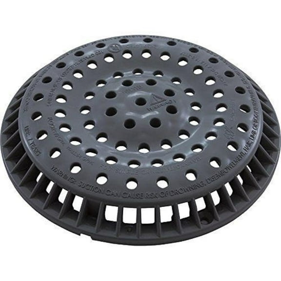 Waterway 642-2157V 8" Round Main Drain Grate - Gray