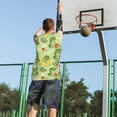 thumbnail image 5 of Honeii Cute Dinosaurs Cartoon print basktball shirt for men and women, Unisex basketball jersey for Theme party-Medium, 5 of 6