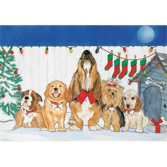 Mix Dog Holiday Boxed Cards