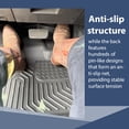 thumbnail image 6 of TPE Floor Mats Fit For 14-19 Silverado Sierra 1500-3500 Double Cab Front & 2nd 98241, 6 of 10