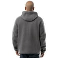thumbnail image 3 of Wrangler Outdoor Men's & Big Men's Full Zip Burly Utility Backpacking Sweater Hoodie, Size S-2XL, 3 of 12
