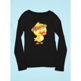 thumbnail image 3 of Duck With A Wreath Long Sleeve Toddler -Image by Shutterstock,  3 Toddler, 3 of 4
