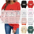 thumbnail image 3 of Molidfa Women's Black Halloween Sweatshirt Ghost Squad Graphic Crew Neck Top, 3 of 5