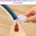 thumbnail image 5 of Hook and Loop Cable Ties, Self Adhesive Hook and Loop Cable Straps, Sticky-back Cord Organizer, Cable Clip, Household & Office Essentials（30 pcs）, 5 of 8