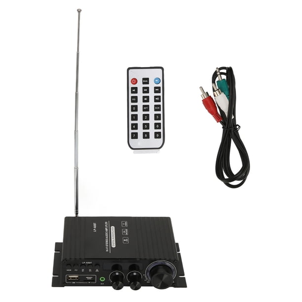 Amplificador de audio estéreo para automóvil, Mini amplificador de audio para automóvil con potencia de audio para automóvil Mini amplificador de audio para automóvil Diseño de clase mundial