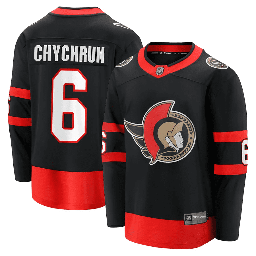 Jakob Chychrun Ottawa Senators NHL Fanatics Breakaway Home Jersey