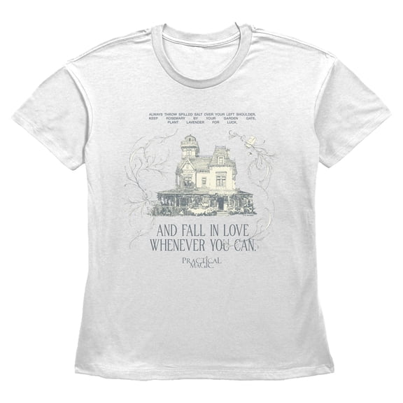 Womens Practical Magic Fall in Love Whenever You Can T Shirt