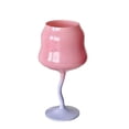 thumbnail image 1 of Crystal Goblet Colored Cup Creative Household Drinkware for Parties Lightweight and Stylish Design, 1 of 8