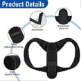 thumbnail image 2 of Correcteur de Posture Dos, Ceinture Dorsale Réglable pour Homme Femme, Correcteur de Dos pour Correction de Bossu, 2 of 5