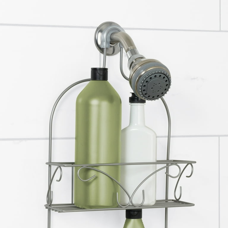 Double Layer Hanging Bathroom Shelf Shower Caddy Over Shower - Temu
