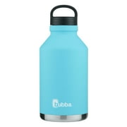 bubba Growler Stainless Steel Water Bottle Wide Mouth Rubberized in Blue, 64 fl oz.