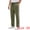 Green, variant on Men's Corduroy Patchwork Stripe Drawstring Waist Pants for Wear 34 Green