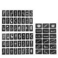 thumbnail image 2 of Plantillas temporales para aerógrafo con plantillas semipermanentes para tatuajes pequeños, 2 of 11