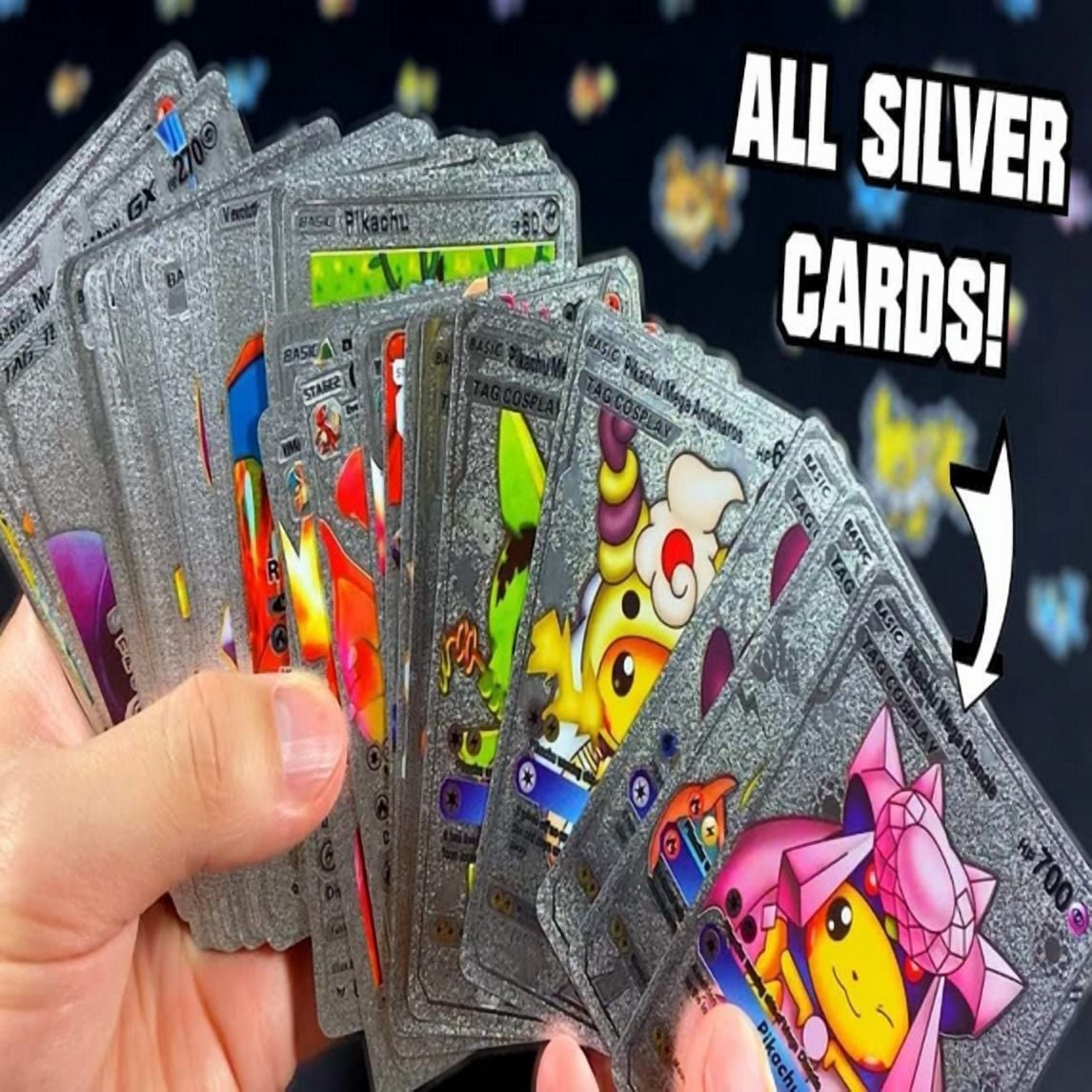 MSGH Gold Playing Card Games 55 Pcs Foil Collection Card