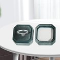 thumbnail image 4 of Caja de joyería Sunnimix para anillos Pendientes tapa desmontable verde, 4 of 6