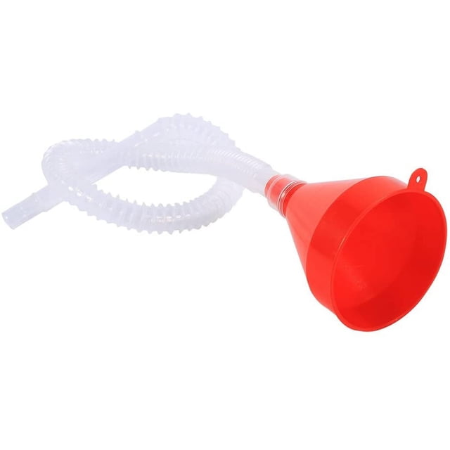 Embudo flexible de plástico universal para vehículos con boquilla de manguera blanda para herramienta diésel de gasolina y aceite Zhivalor YQ-2253