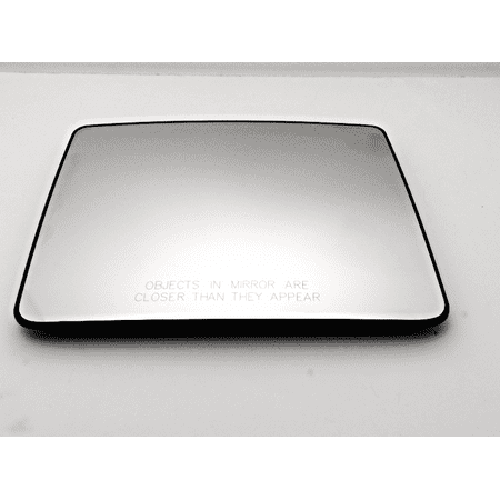 Fits 04-12 F150 Right Pass Upper Tow Mirror Glass Heated w/ Rear Holder