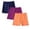 Orange, variant on 3 Pack Girls Biker Shorts Athletic Dance Cartwheel B𝗶ke Shorts Under Dress Yoga Soft Comfy Multicolor Short Pants