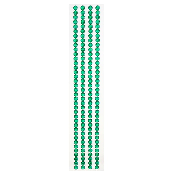 Recollections Green Bling Stickers, 12 Packs: 4 ct. (48 total)