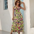 thumbnail image 2 of Leopard Print Pattern Sleeveless Dress Female Clothing Dress Women Summer 2025 Dress, 2 of 7