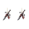 thumbnail image 1 of (2-Pack) Rinsvye Outlander Ornaments for Christmas Tree Outlander Christmas Ornaments Stairway Christmas Outlander Books Ornaments for Christmas Tree Vintage Christmas Tree Ornaments Christmas Decor, 1 of 5