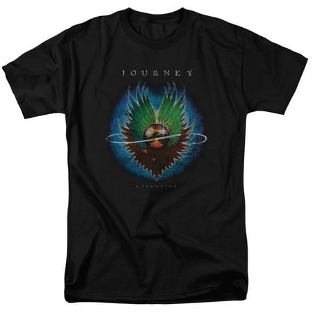 Journey 80's Rock Band Evolution Cover Adult T-Shirt Tee