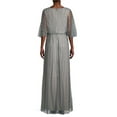 thumbnail image 2 of Adrianna Papell Robe à Paillettes pour Femmes, Gris, 8, 2 of 2