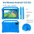 thumbnail image 2 of BYYBUO K7 Kids Tablet, 7 inch Android Tablet for Kids, 2GB +32GB Storage, Toddler Tablet with Drop Protection Case and Eye Protection Screen, WIFI Bluetooth, Gift for Kids (Pink), 2 of 8