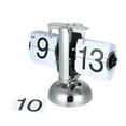 thumbnail image 2 of voltear reloj,Reloj de mesa de pequeña escala Reloj de volteo retro Reloj de acero inoxidable Volteo Tomshoo  Temporizador, 2 of 7