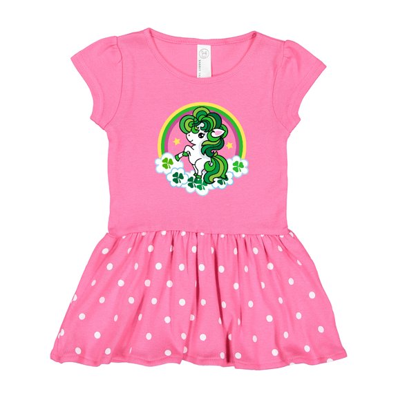 Inktastic Unicorn St Patricks Day Irish Girls Toddler Dress