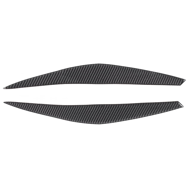 1 Pair Headlight Eyebrow Carbon Fiber Decal Car Modification Fit for X6 E71 2008-2014