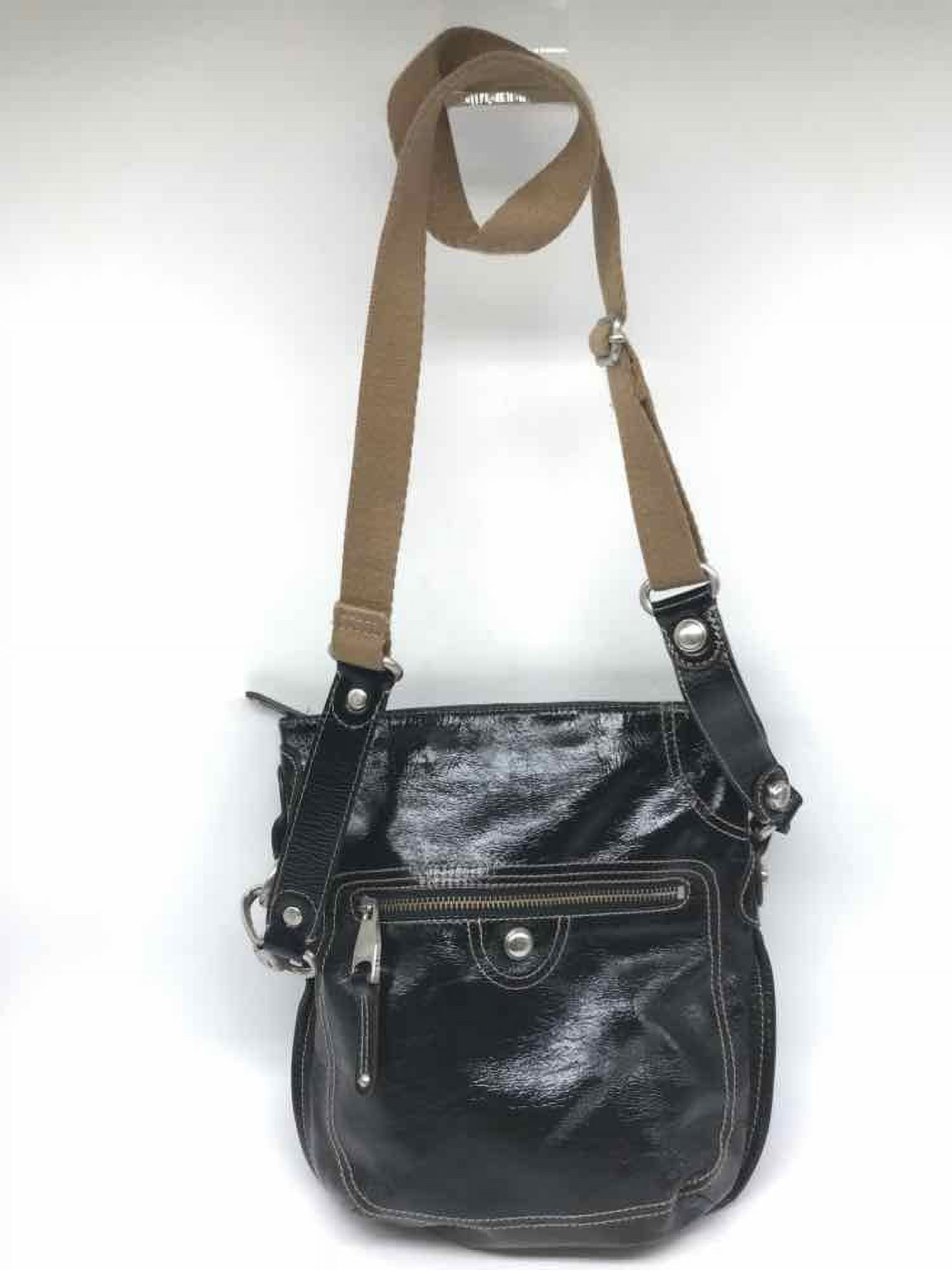 B. Makowsky black leather slouchy shoulder bag | Black leather, Bags, Shoulder  bag