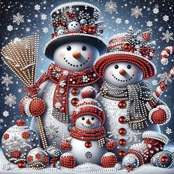 Clearance! Christmas 5D Special Shape Kit - Diamond Painting Unframed Art, DIY Craft for Adults, Wall Decor, Holiday Gift